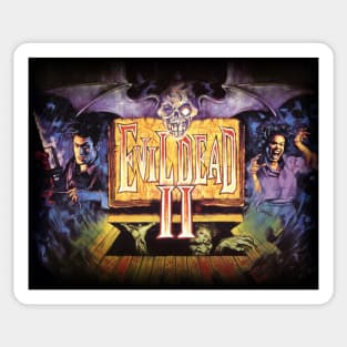 Evil Dead II Horizontal Poster Sticker